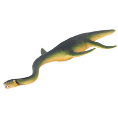 Safari Ltd Elasmosaurus figurine scale-detail emphasizes proportions for collection display.