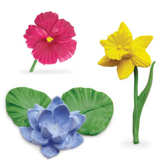 Safari Ltd Flowers TOOB daffodil figurine, cheerful color for spring learning corners.