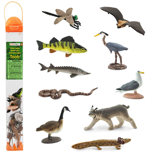 Safari Ltd Great Lakes TOOB mudpuppy figure for tactile discovery and early ecosystem learning.