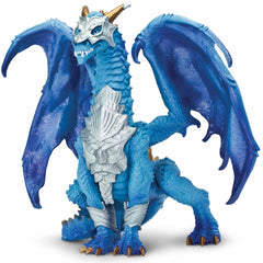 Safari Ltd Guardian Dragon figurine in regal blue ideal for display and imaginative play