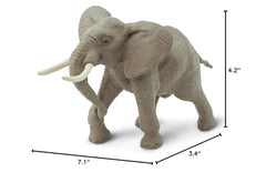 Safari Ltd elephant figurine is ideal for kids' classroom activities.