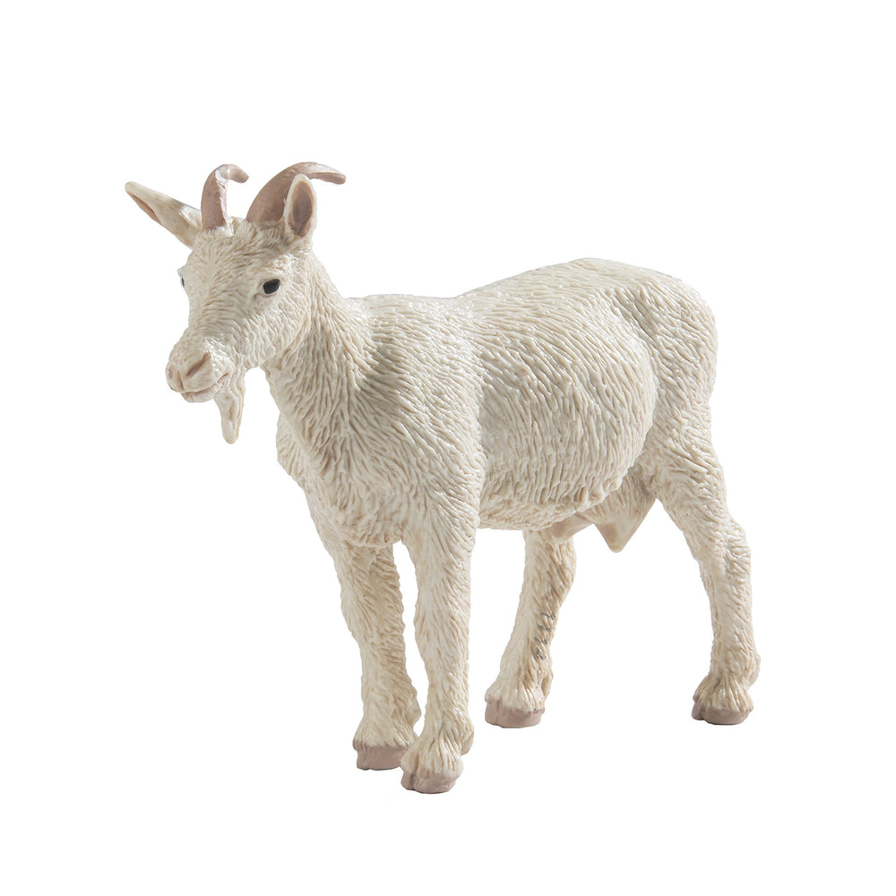 Safari Ltd miniature goat model, 3.25 inches, ideal for classroom-sized play