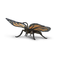 Safari Ltd Monarch Butterfly figurine wings detail shows color accuracy for hands-on study.
