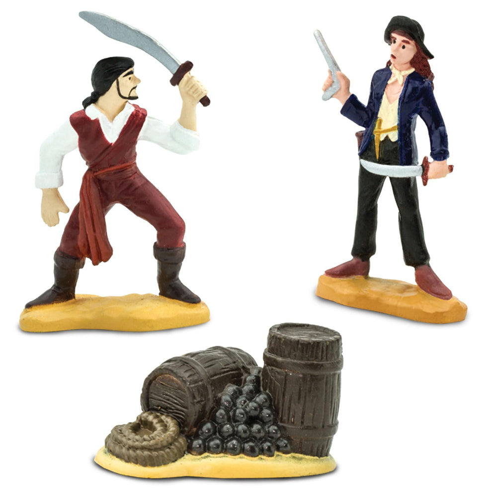 Safari Ltd Pirates TOOB cannon figure adds dramatic shipboard action and playtime scenarios.
