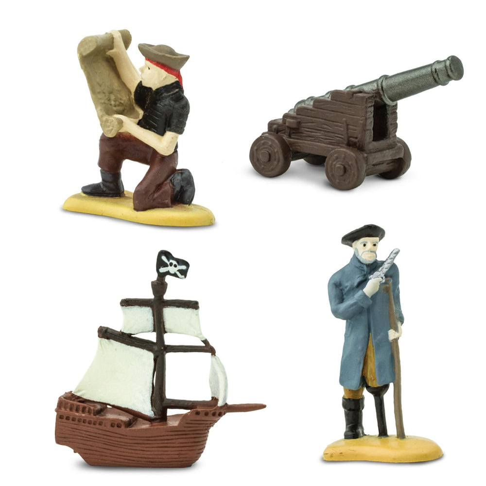 Safari Ltd Pirates TOOB pirate ship figure enriches shipyard or scene building.