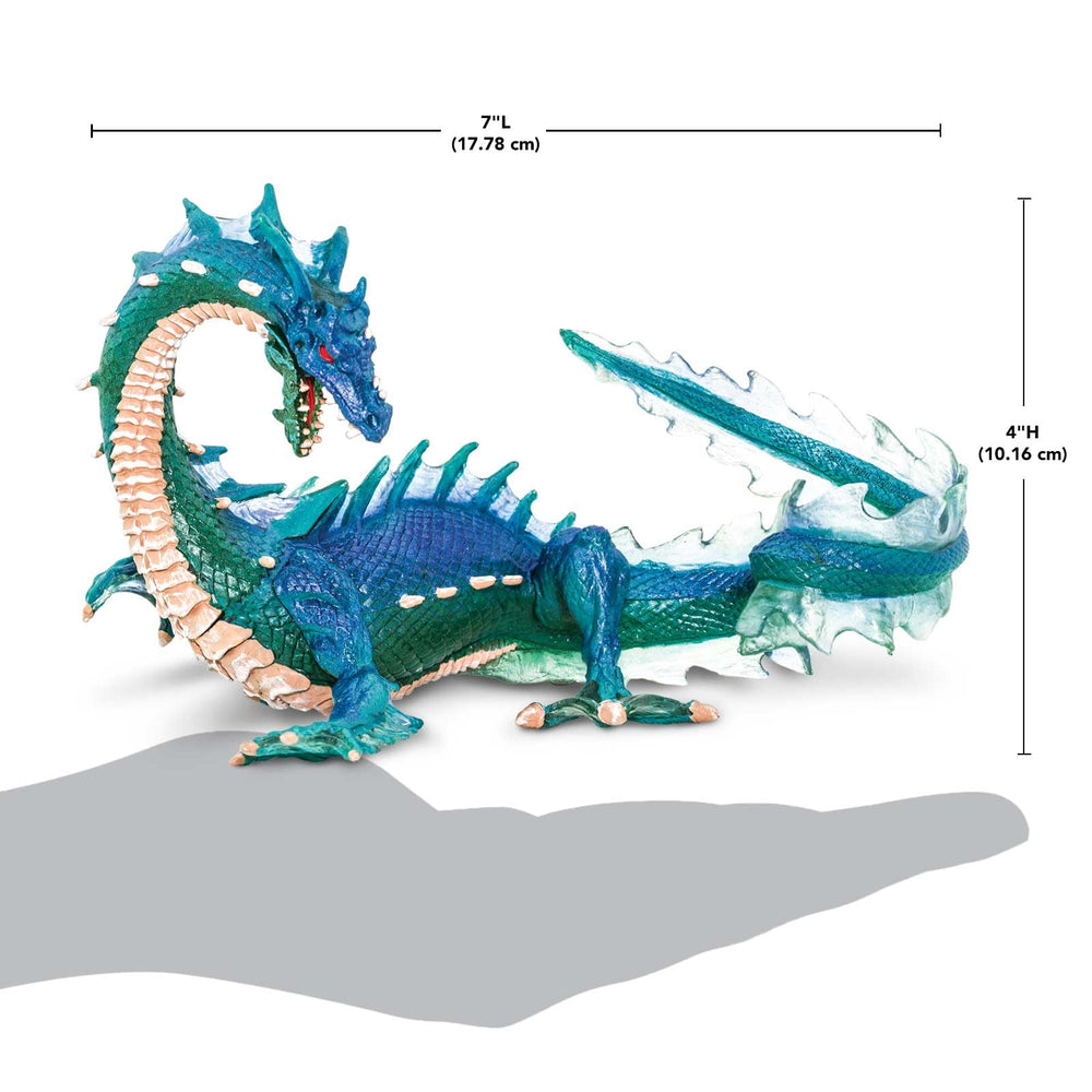 Safari Ltd Sea Dragon Scaly Texture adds lifelike detail for dioramas.
