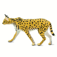 Safari Ltd. Serval legs long proportions encourage dynamic storytelling and habitat exploration.