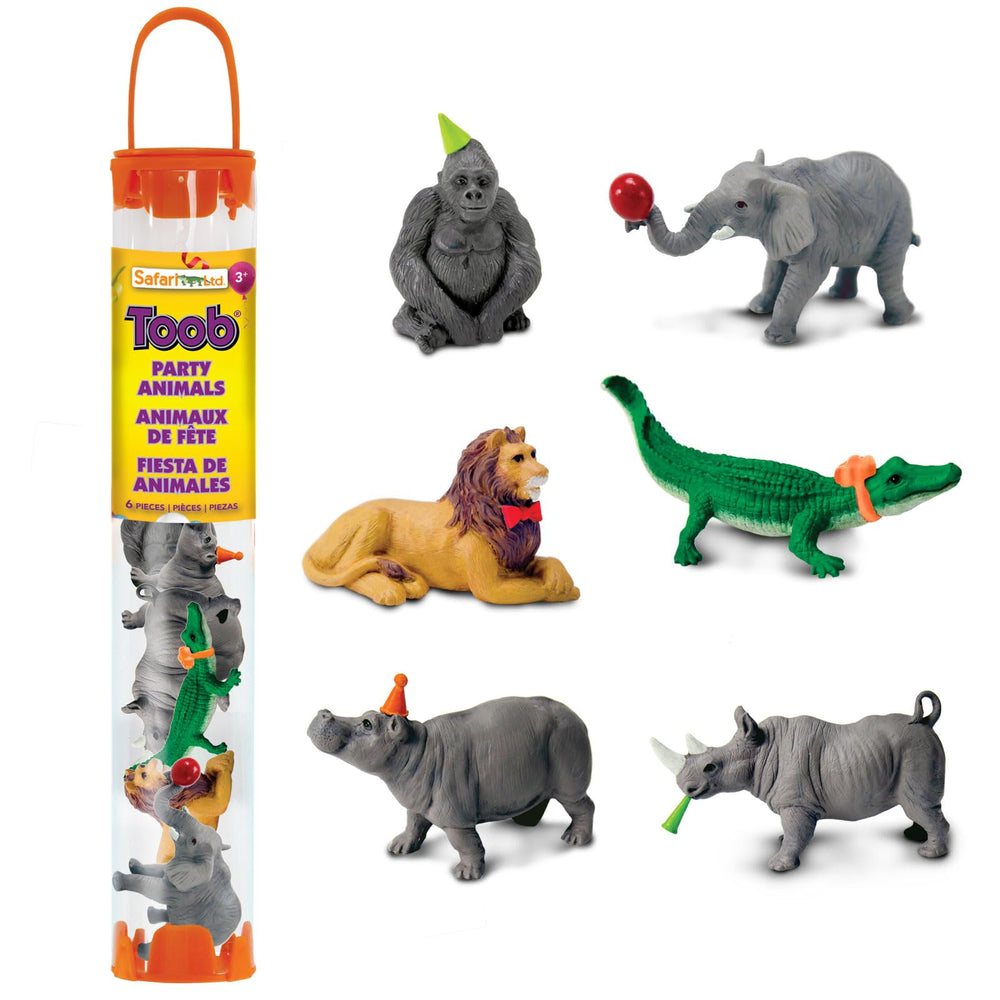 Safari Ltd TOOB party elephant figure for imaginative play and party decor.