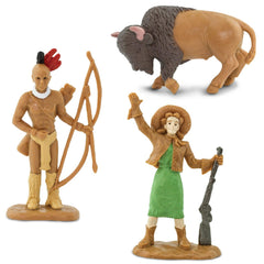Safari Ltd Wild West TOOB buffalo figure for large-scale play and history scenes