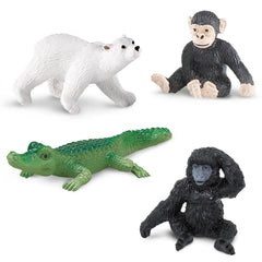 Safari Ltd Zoo Babies Toob Rhino baby figure for curious minds and vocabulary building.