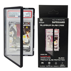 Safeguard TCG metal case side profile—sturdy aluminum frame for durability