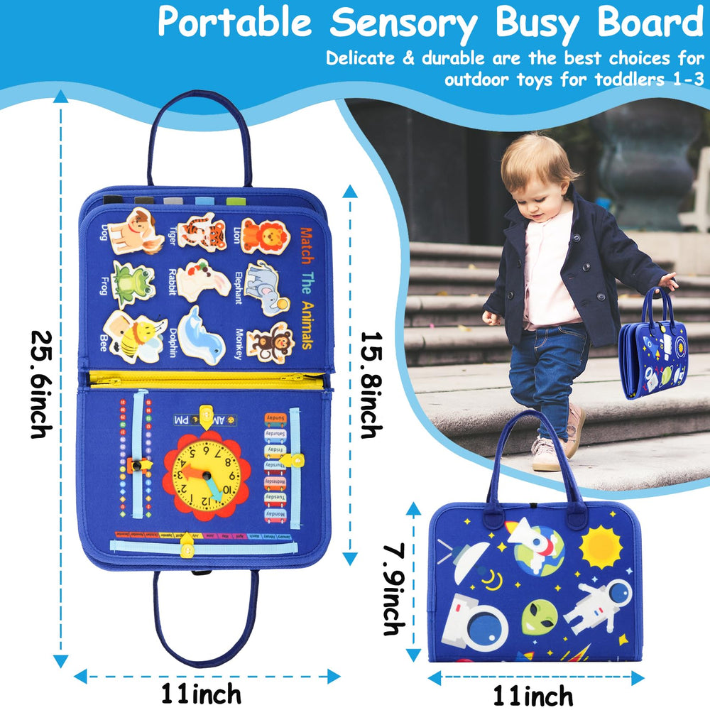 SaFeli Busy Board makes a thoughtful educational gift idea.