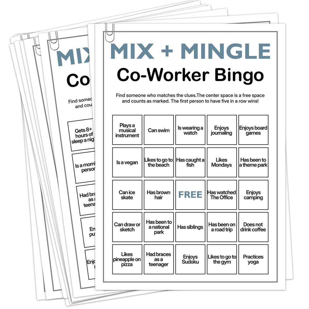 Sahjzk Office Bingo Cards: 25 unique layouts for fresh rounds.