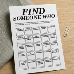 Sahjzk Office Bingo durable 5x7 cardstock for easy writing