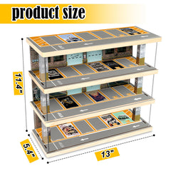 Saichotoy clear acrylic panels protect cars while remaining see-through.