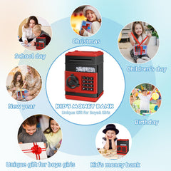 Saidrip piggy bank designed as room decor for kids' spaces.