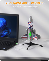 SainSmart Jr 200 ft flight in open area for wide outdoor play.