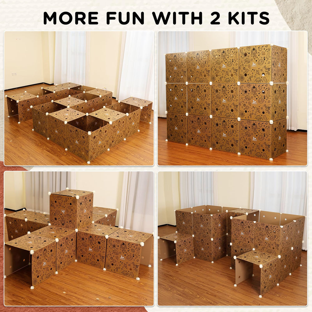 SainSmart Jr compact storage design keeps the play area tidy after use.