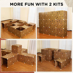 SainSmart Jr compact storage design keeps the play area tidy after use.
