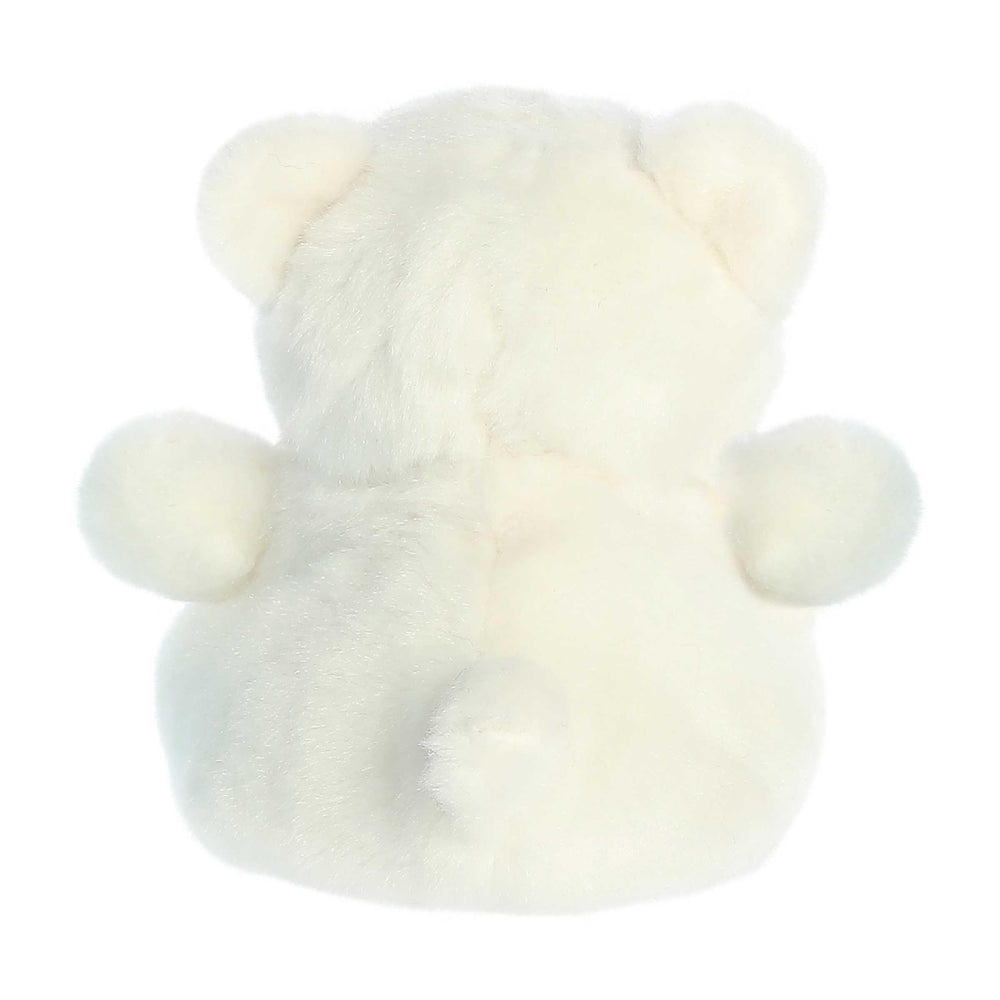 Sainyer Aurora Palm Pals Puck Polar Bear soft stuffed toy ideal as a desk buddy.