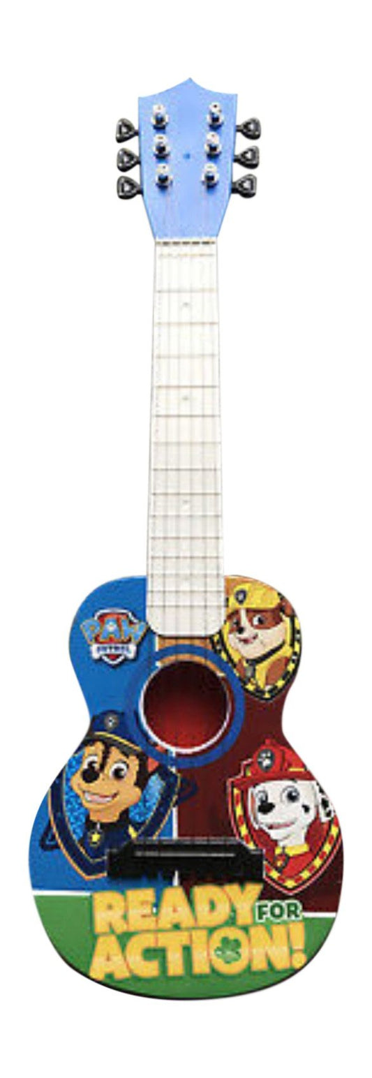 Sakar Paw Patrol 21-inch guitar front viewβbeginner-friendly, easy-to-hold design for kids.