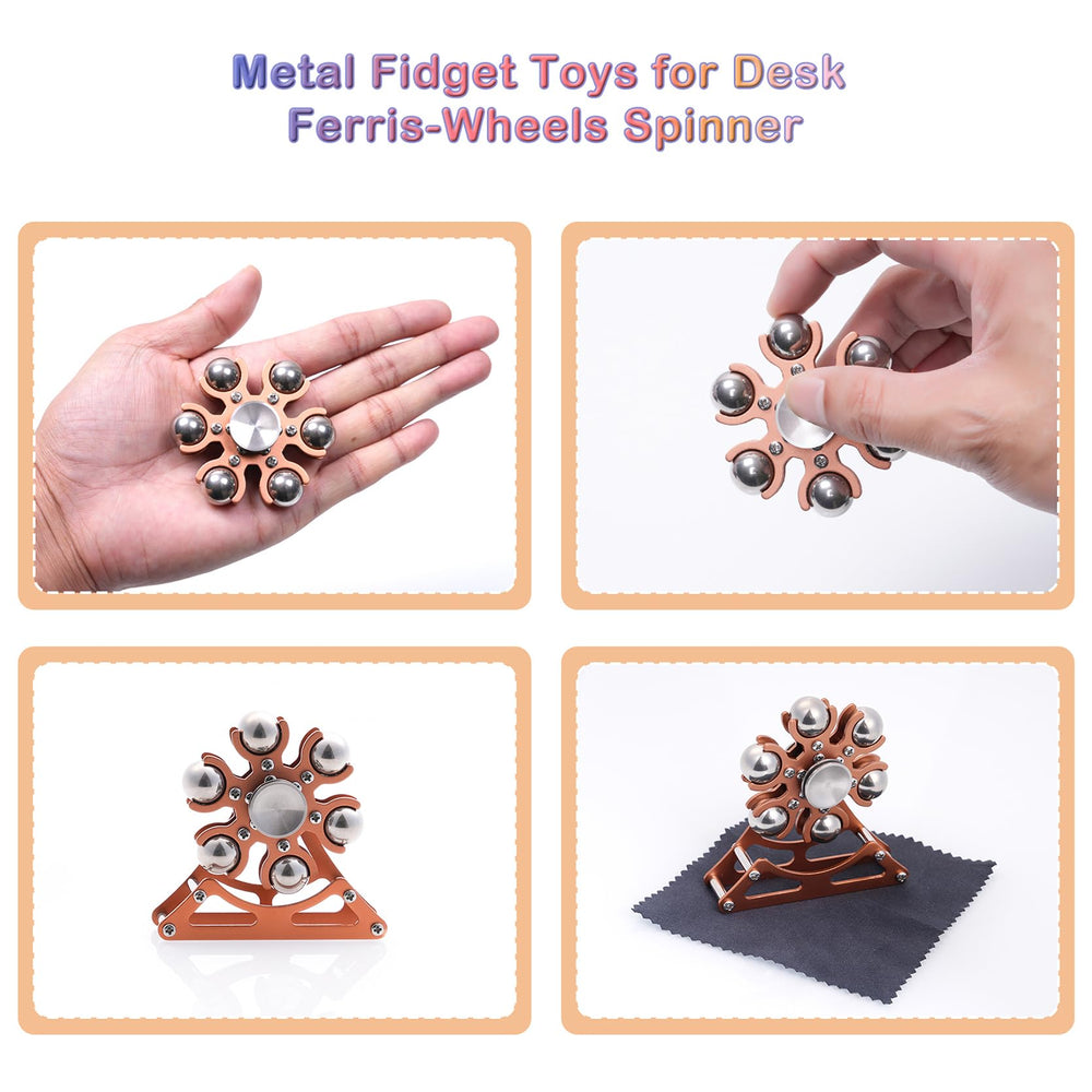 Samilalago desk stand keeps the spinner steady on your desk.