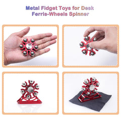 Samilalago stand option enhances display of the kinetic desk spinner.