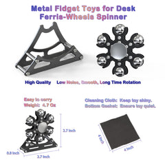 Samisoler kinetic metal spinner delivers mesmerising movement and portable stress relief during breaks.