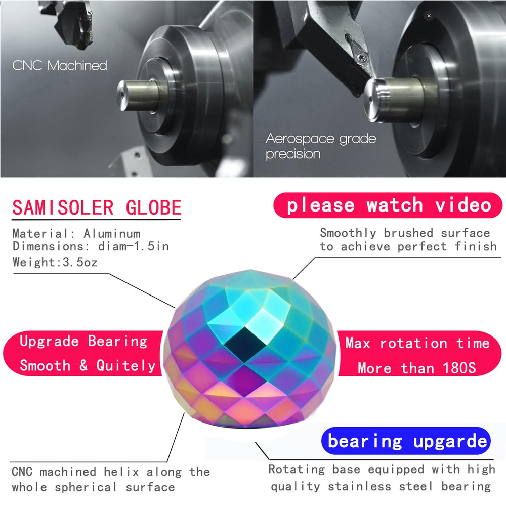 Samisoler optical illusion spinner close-up promotes calm at work.