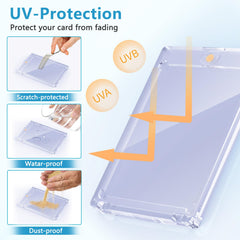 SAMYUCHO UV-blocking protection helps prevent scratches and yellowing on valuable cards