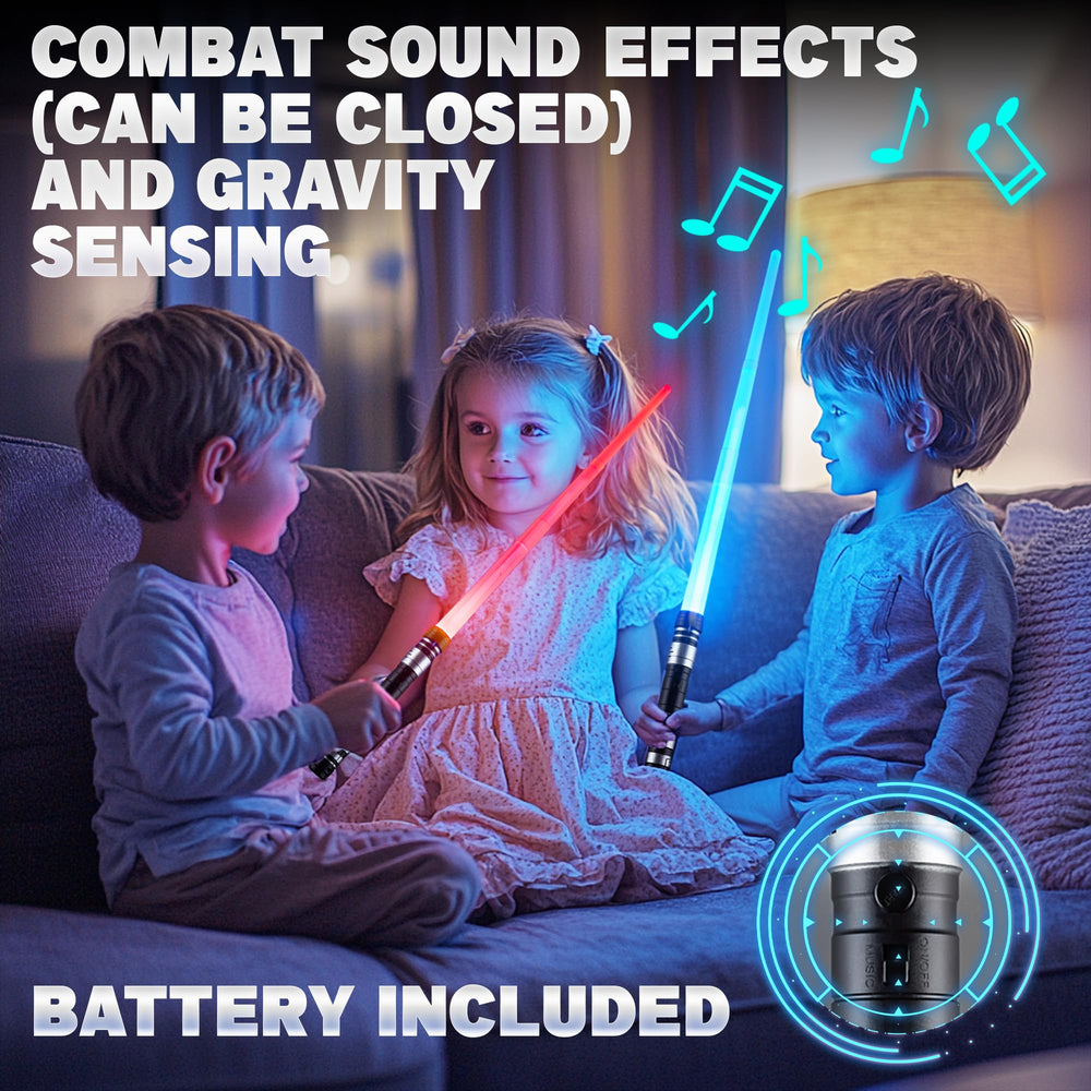 SANCO dual saber staff option lets kids merge blades for epic battles