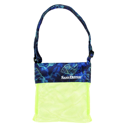 Sand Dipper shell-collecting beach bag with lightweight design for easy shell collection.