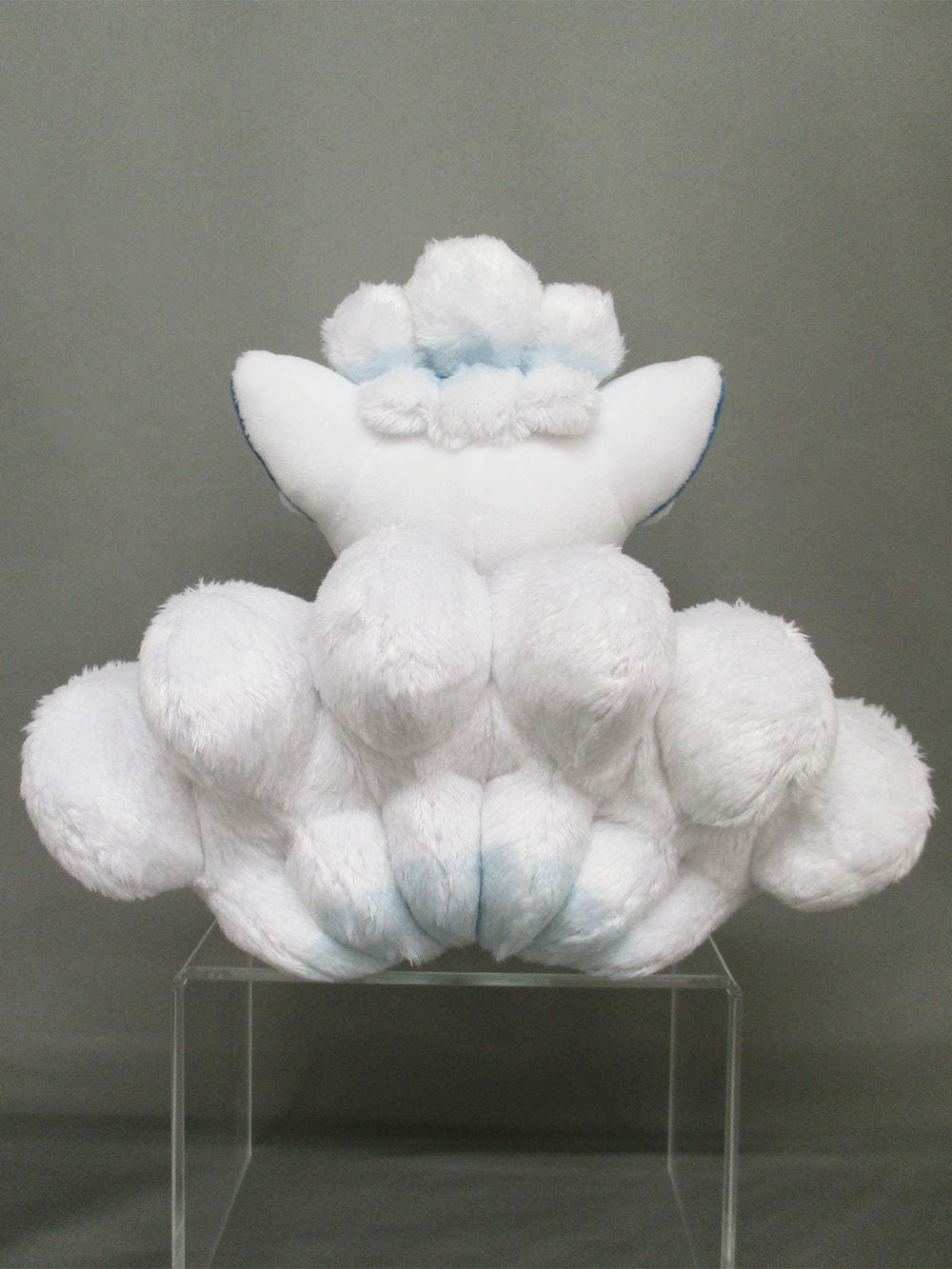 Sanei Alolan Vulpix plush with official license emblem, ideal for collectors.