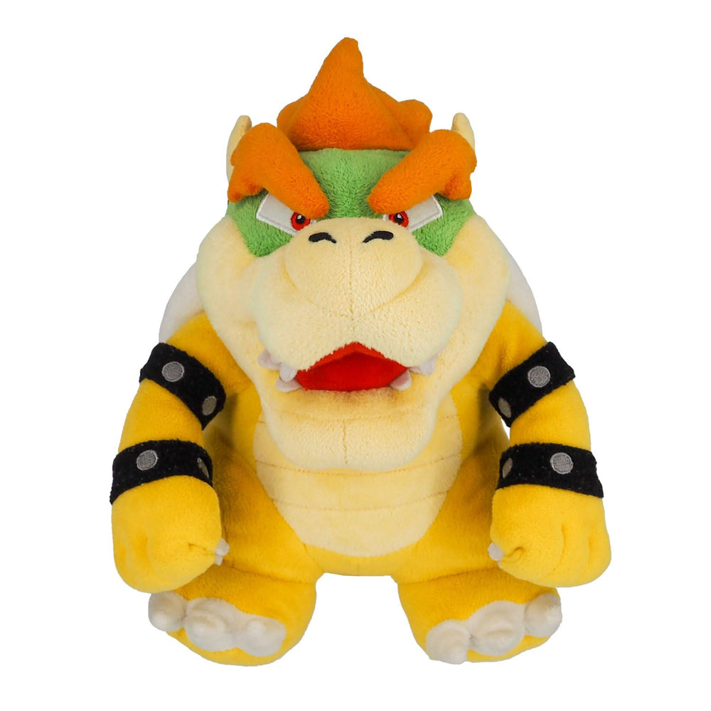 Sanei Bowser plush back view highlighting its durable stitching and finish.