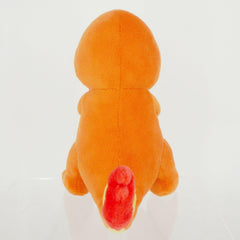 Sanei Charmander plush packaging, new and sealed, ideal gift-ready option.