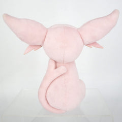 Sanei Espeon plush tail pose emphasizes dynamic, collectible charm.