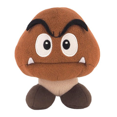 Sanei Goomba plush side view, cute and collectible Mario item