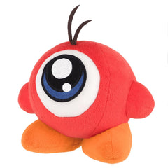 Sanei Kirby Waddle Doo plush front view highlighting soft fur for collectors.