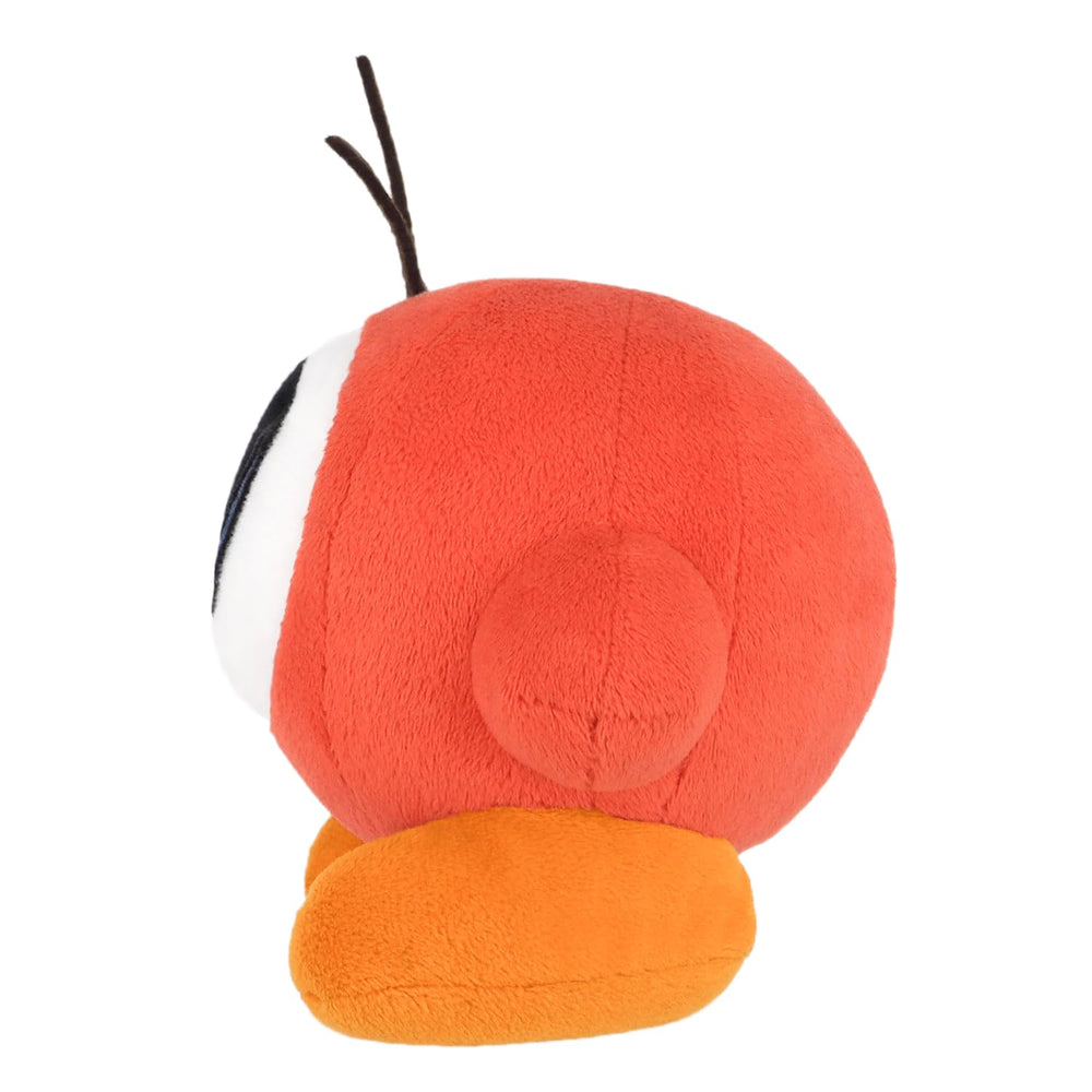 Sanei Kirby Waddle Doo plush back view with stitched details and craftsmanship.