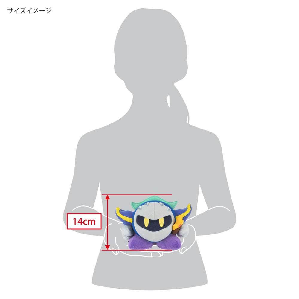Sanei Kirby Meta Knight plush soft fabric, cozy companion for fans.