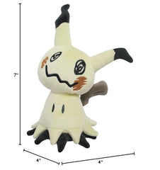 Sanei Mimikyu plush cuddle-pose, versatile gift-ready display piece