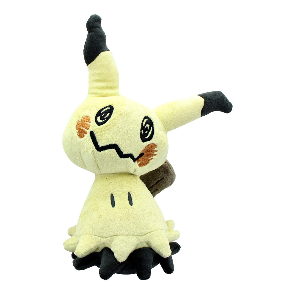 Sanei Mimikyu plush front view, a soft 7-inch cuddle buddy for fans