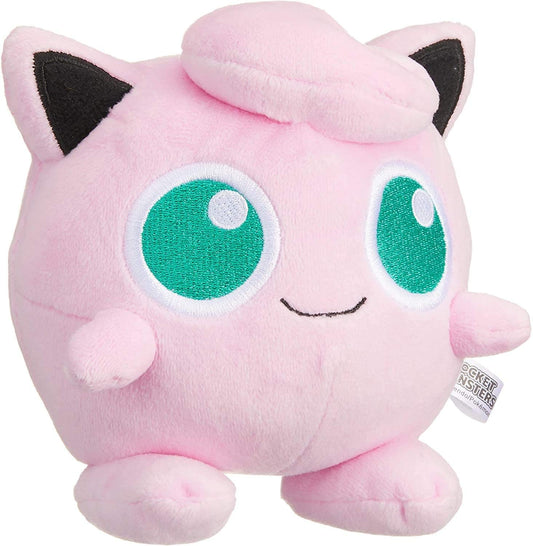Sanei Jigglypuff plush, front view, soft display piece and cuddle buddy