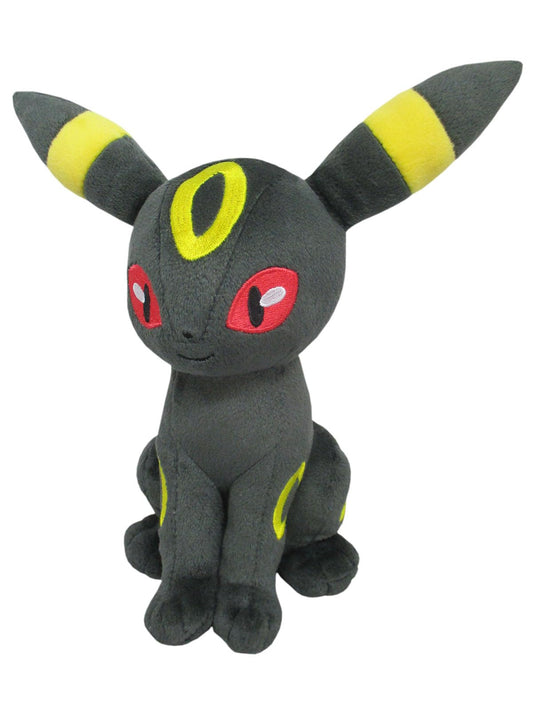 Sanei PP122 Umbreon Plush face detail showing soft texture and friendly look