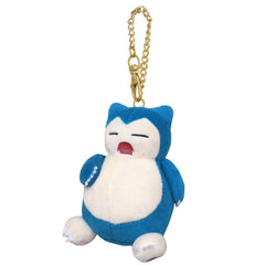 Sanei Snorlax plush keychain—soft, durable buddy for bags and keys.