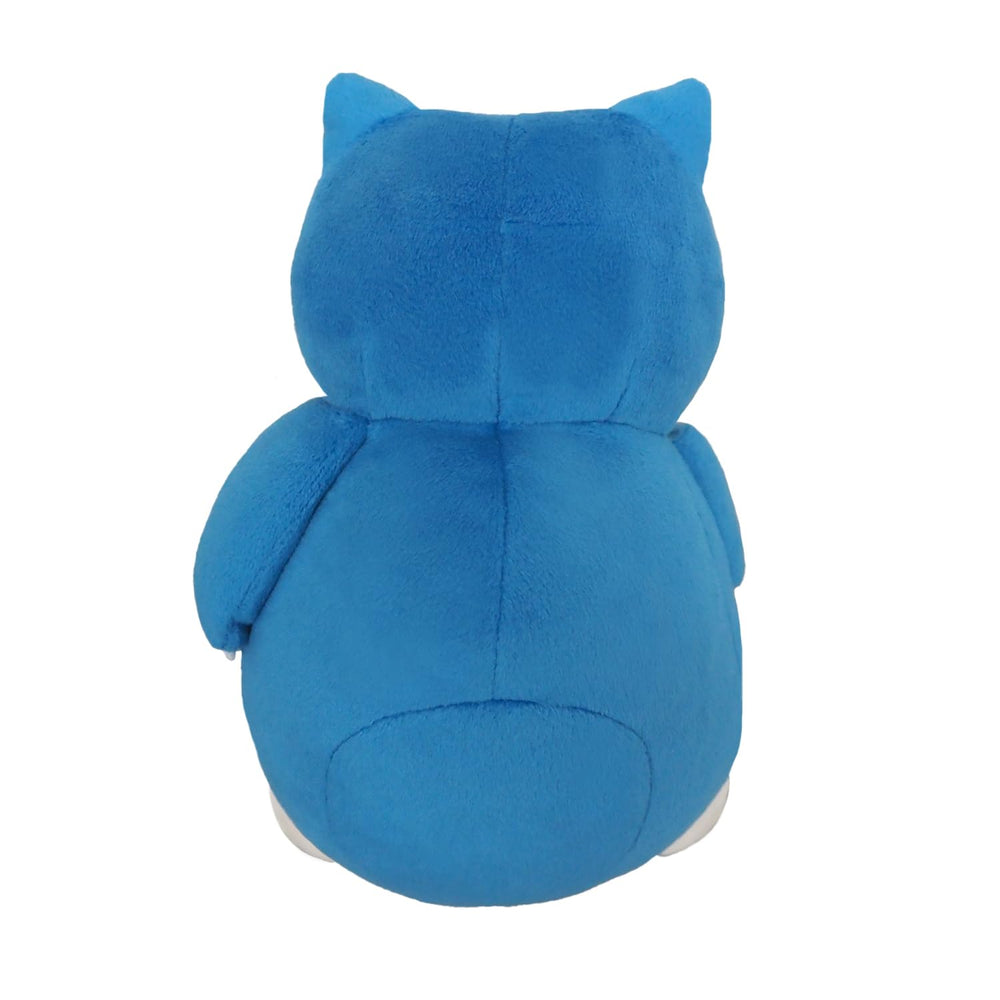 Sanei Snorlax plush standing pose for nostalgic display.