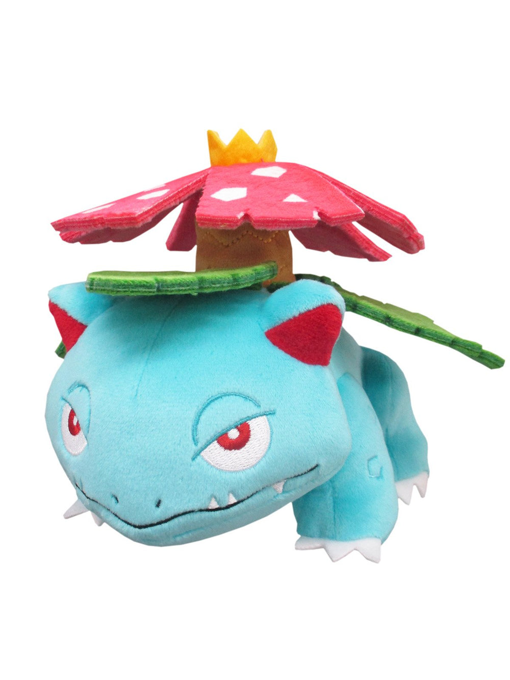 Sanei Venusaur plush front view for display and as a collectible for Pokemon fans.