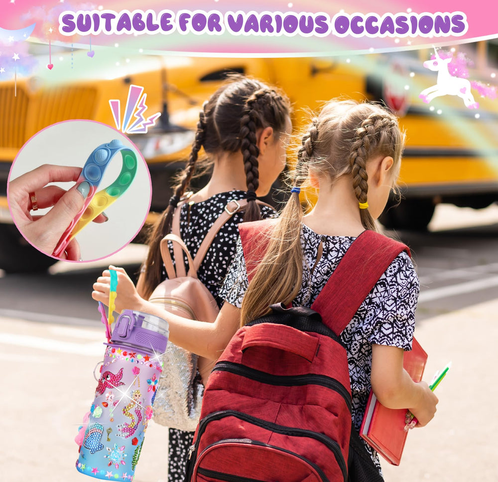 Sanilinwild inspirational sticker promotes healthy hydration choices.