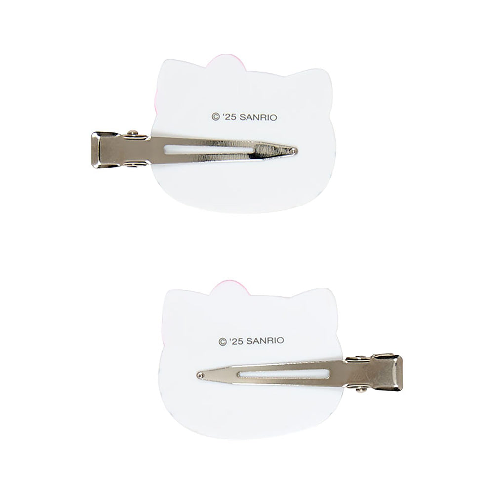 Sanrio Hello Kitty bangs clip left-facing holds hair away from face.