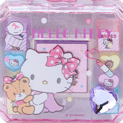 SANRIO Hello Kitty stamp set plastic stamps with sparkly jewel-case.